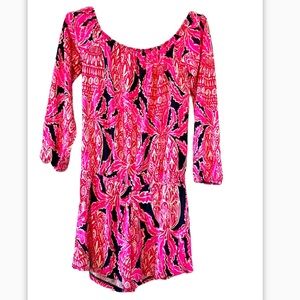 Lilly Pulitzer Lana Romper in Coco Safari